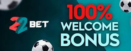 APP 22 bet first deposit bonus